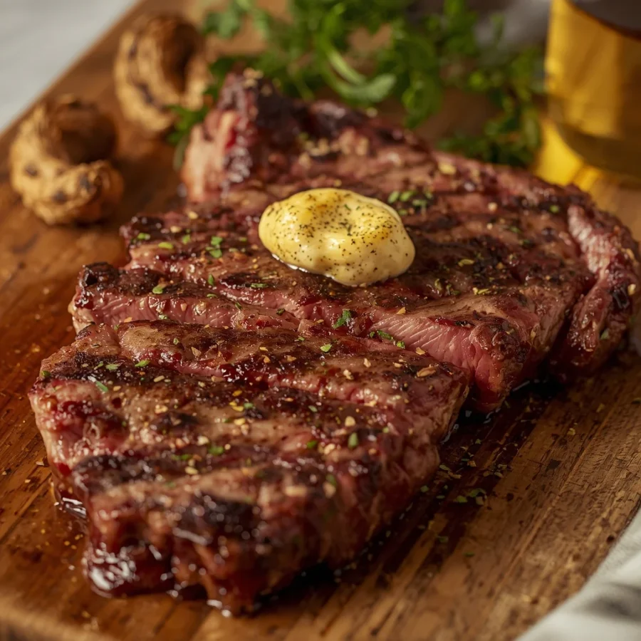 Sumac & Herb Butter Grilled Ribeye