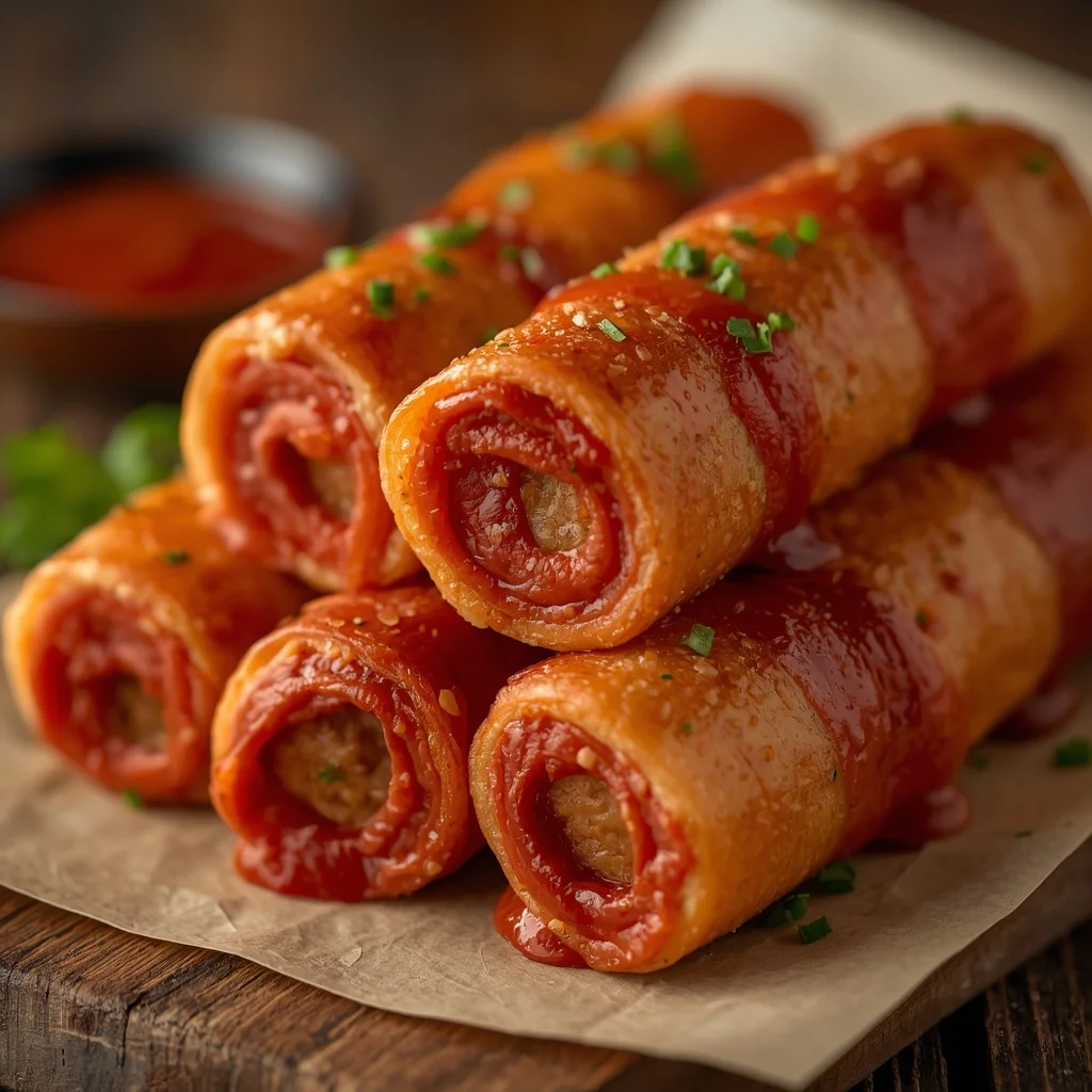 Swicy Hot Honey Halal Beef Pepperoni Rolls