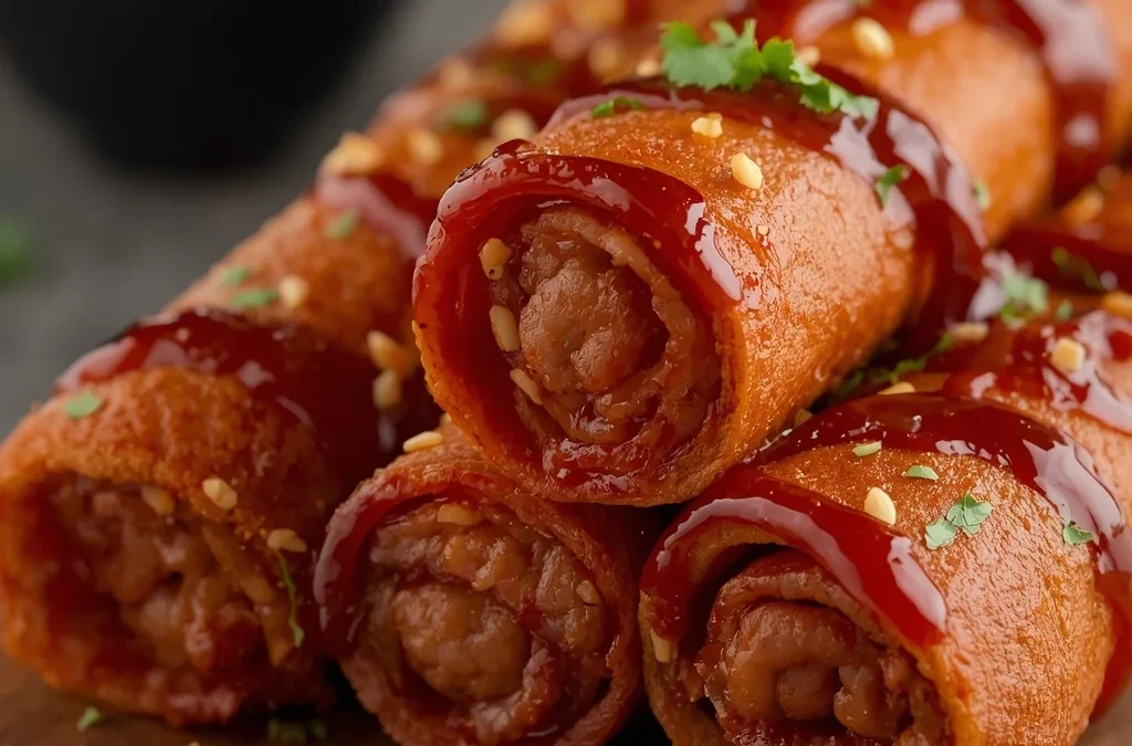 Swicy Hot Honey Halal Beef Pepperoni Rolls