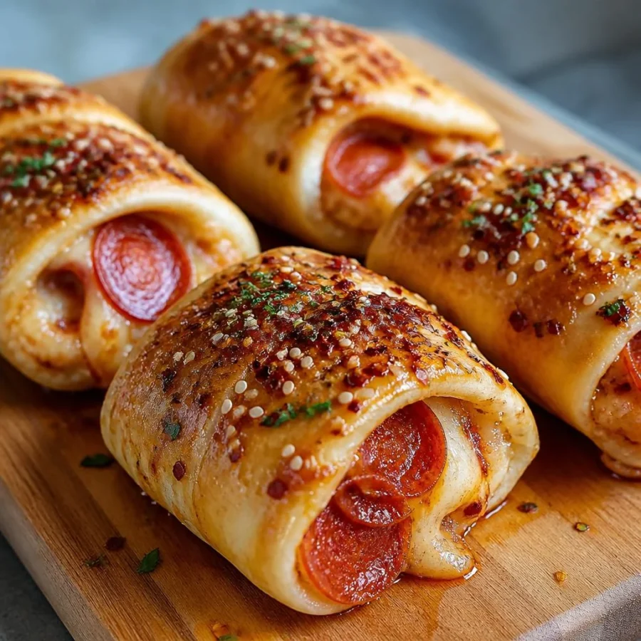 Swicy Hot Honey Halal Beef Pepperoni Rolls