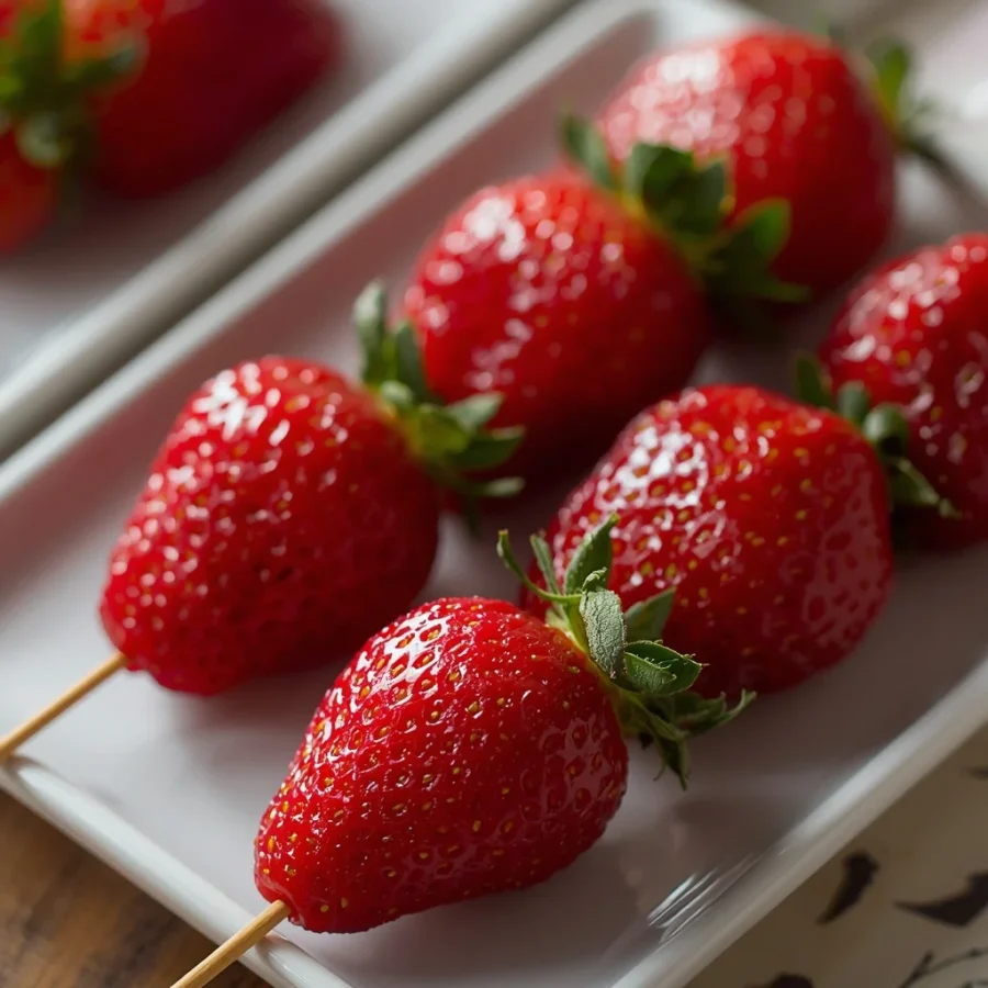 Tanghulu Candied Strawberry Skewers