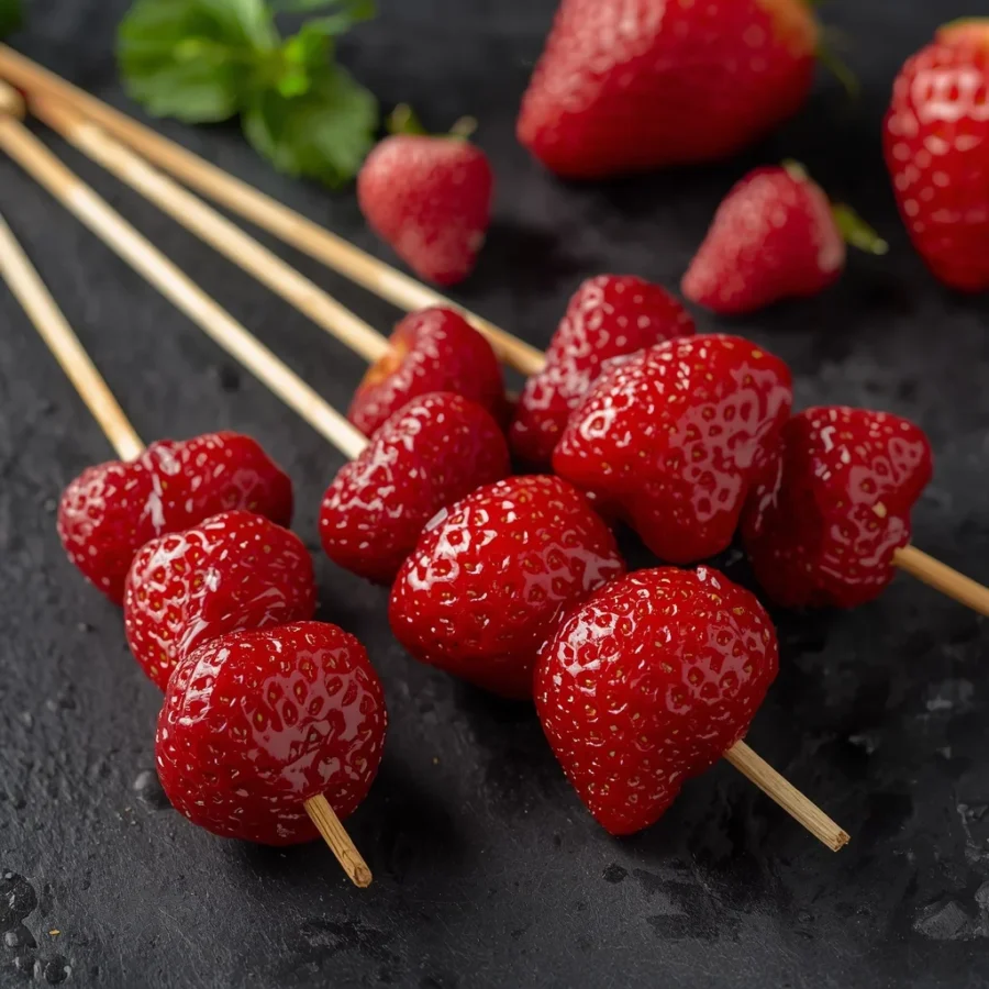 Tanghulu Candied Strawberry Skewers