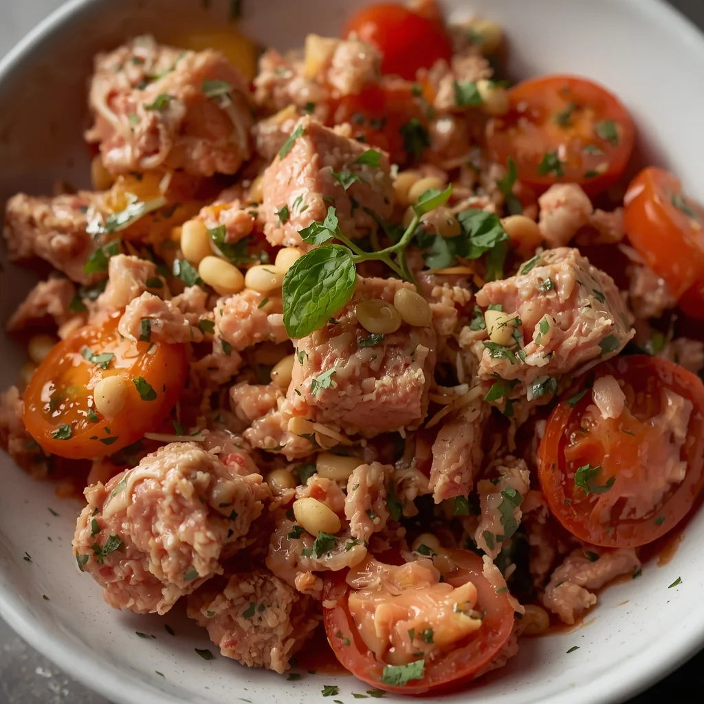 Tinned Tuna Tomato Salad