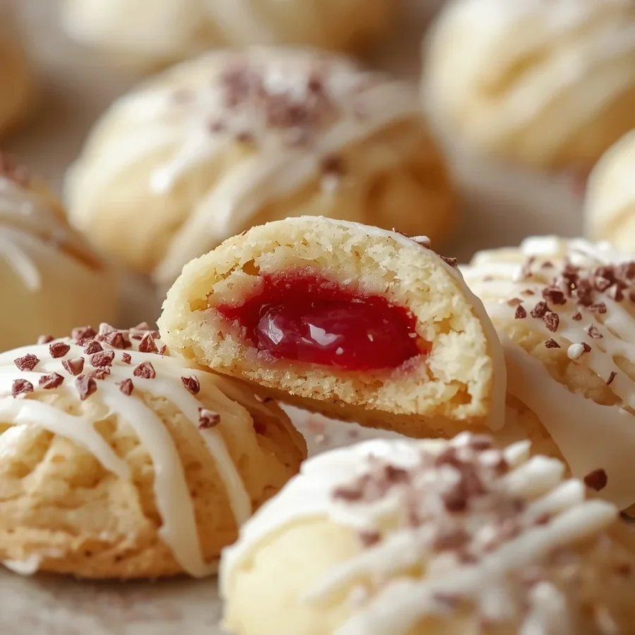 Turkish Delight Stuffed Cookies (No Gelatin)