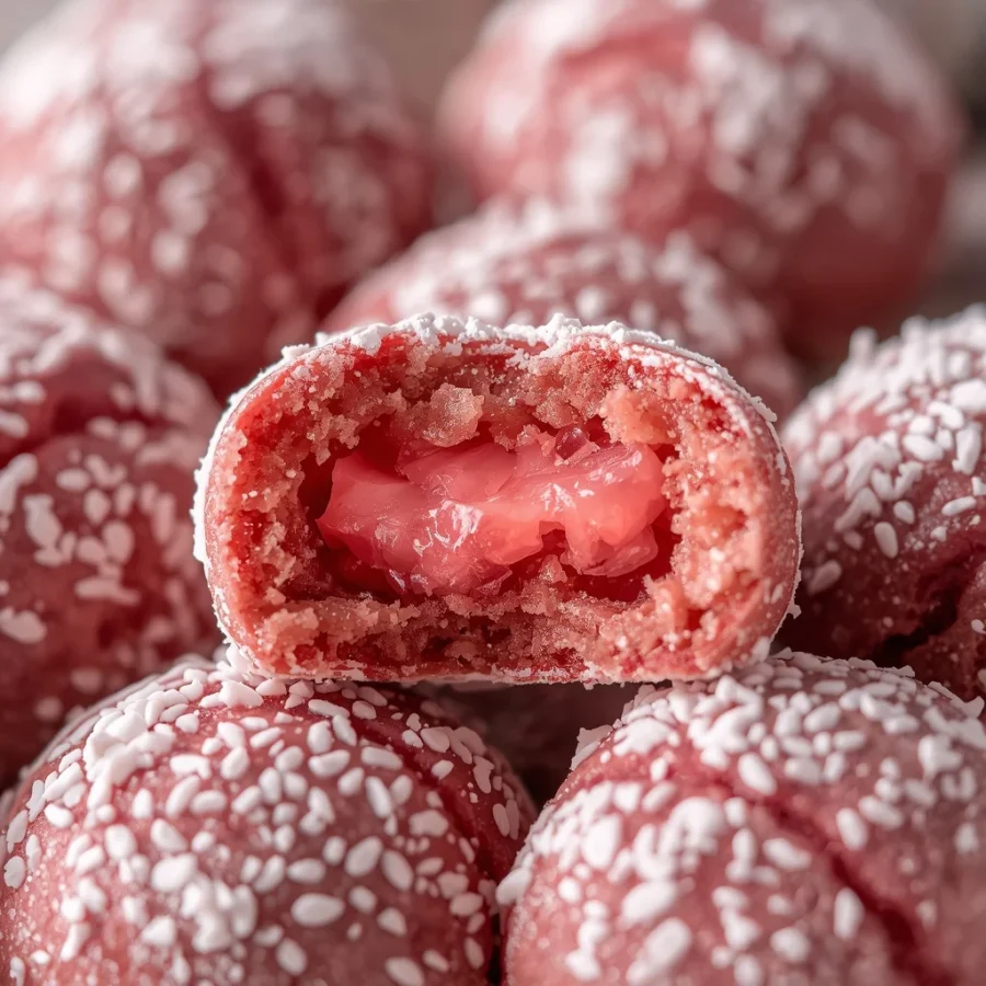 Turkish Delight Stuffed Cookies (No Gelatin)