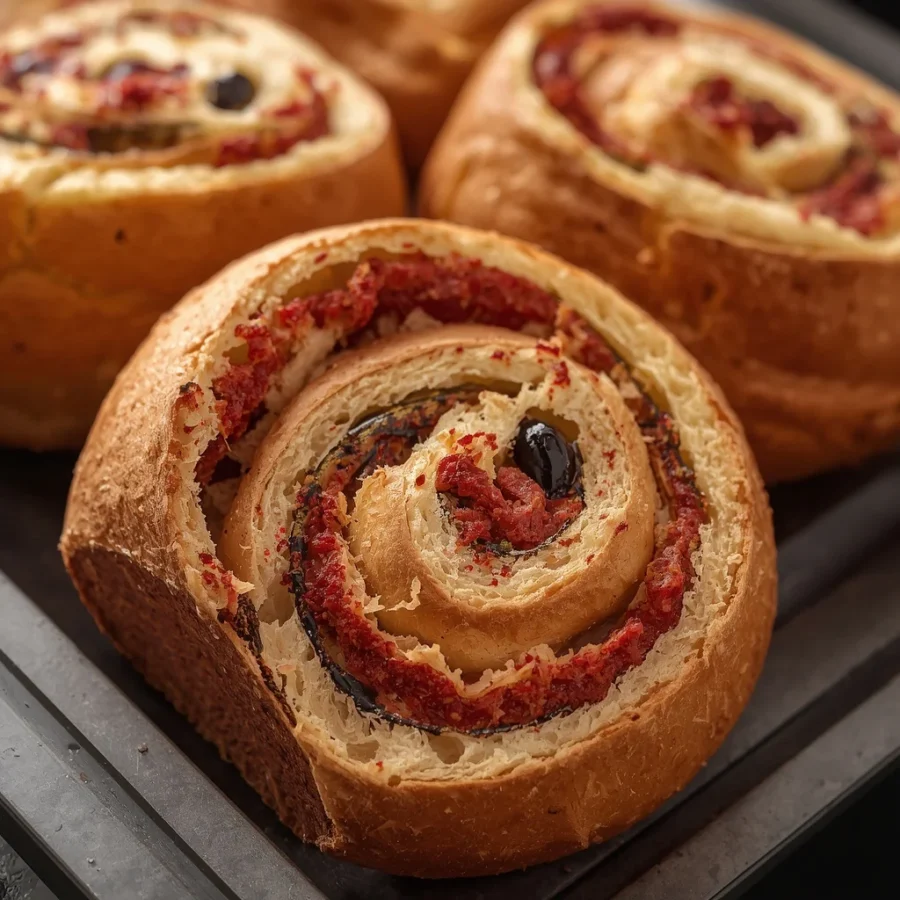 Turkish Olive & Sumac Swirl Bread