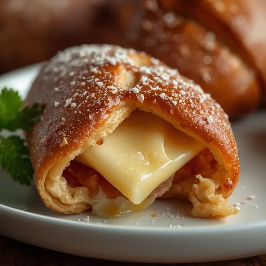 Turkish Simit Stuffed with Cheese
