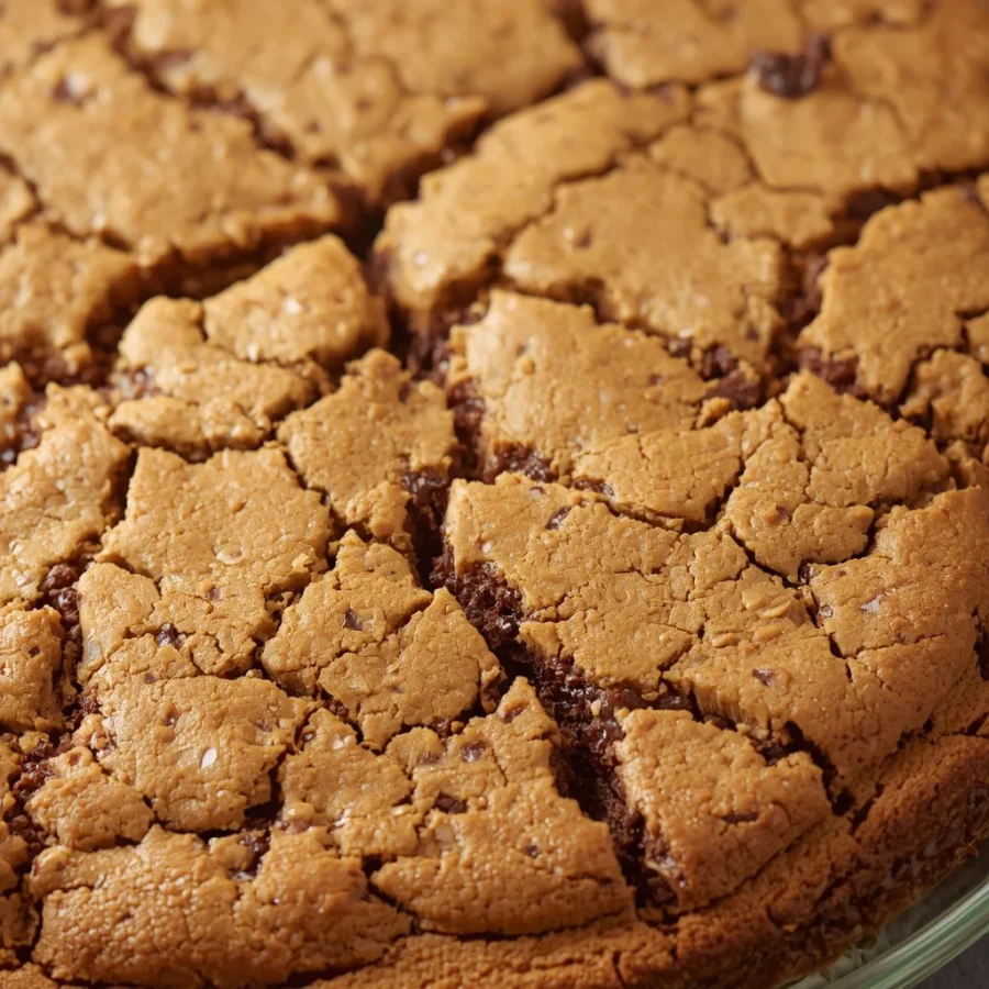 Viral Cracked Top Cookie Pie