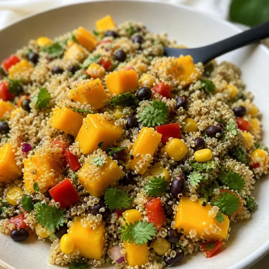 Zesty Mango Habanero Quinoa Salad
