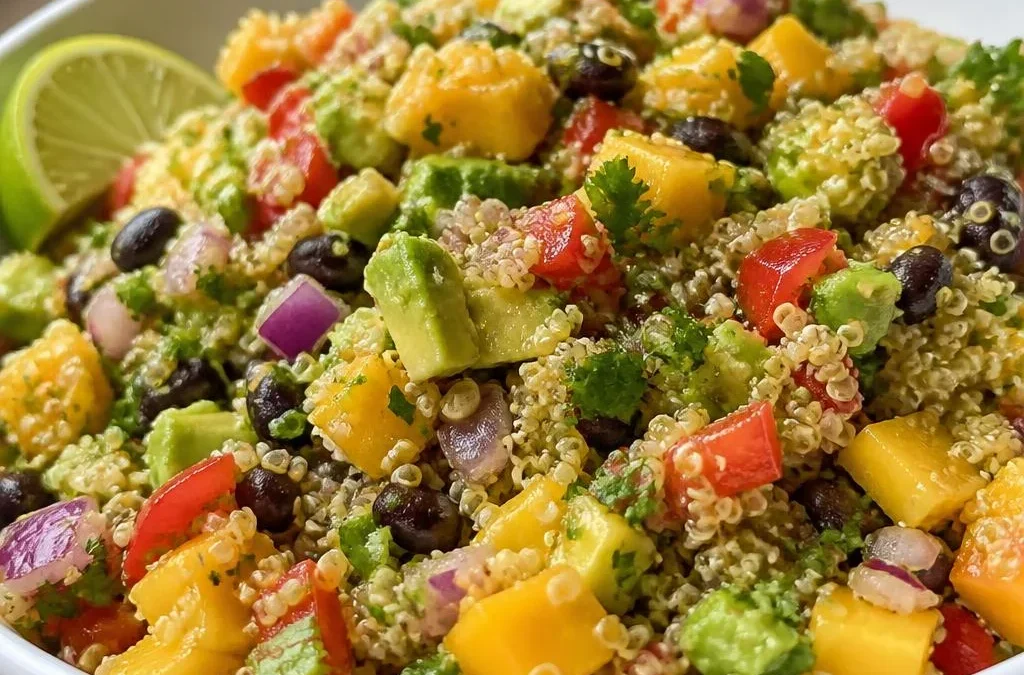 Zesty Mango Habanero Quinoa Salad