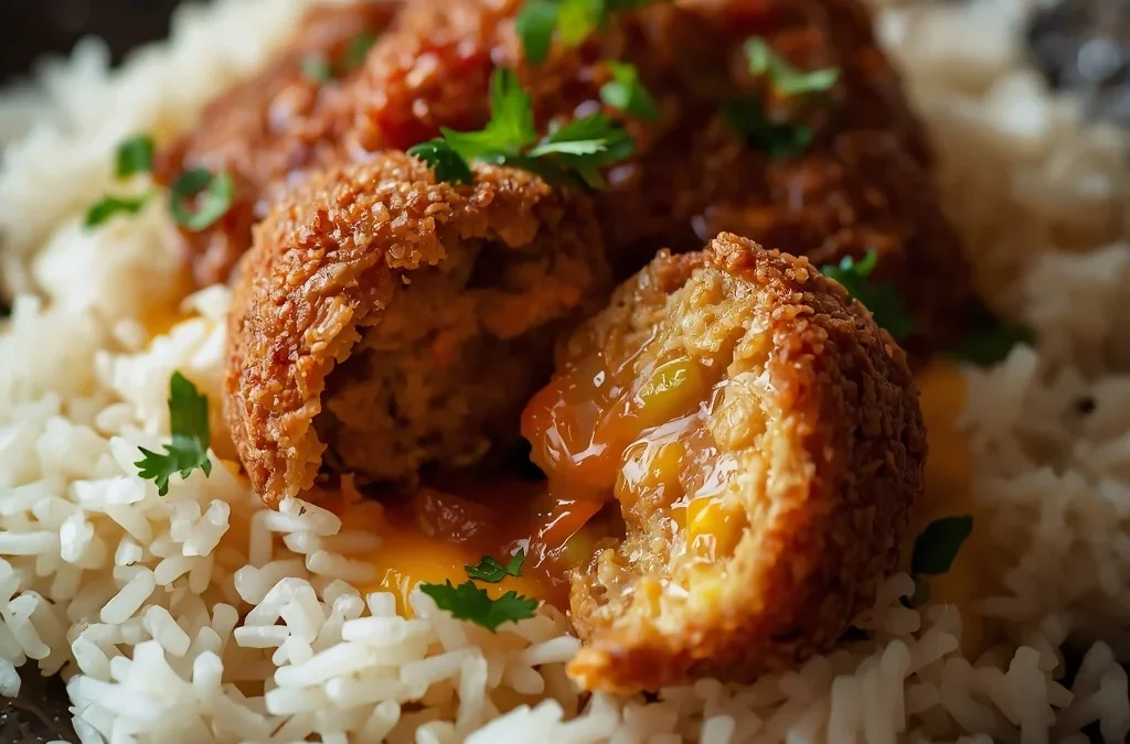 dump and bake kofta rice