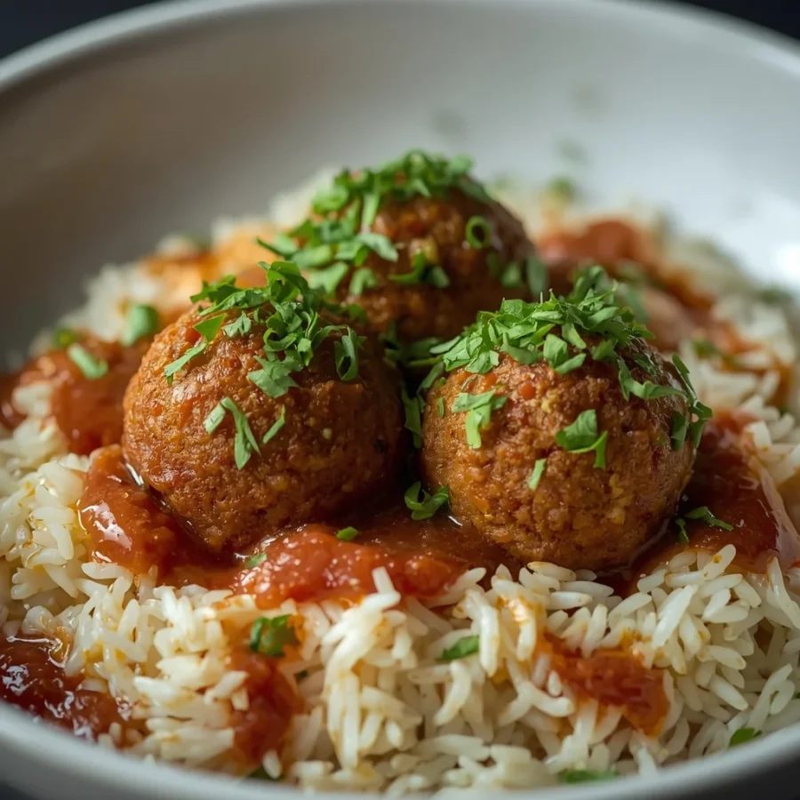 dump and bake kofta rice