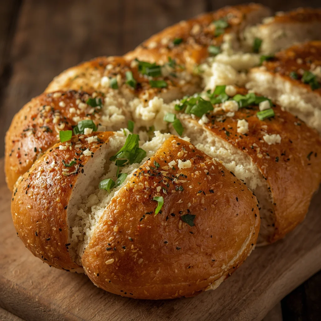 Za'atar Cheese Manakish Pull-Apart Bread Recipe