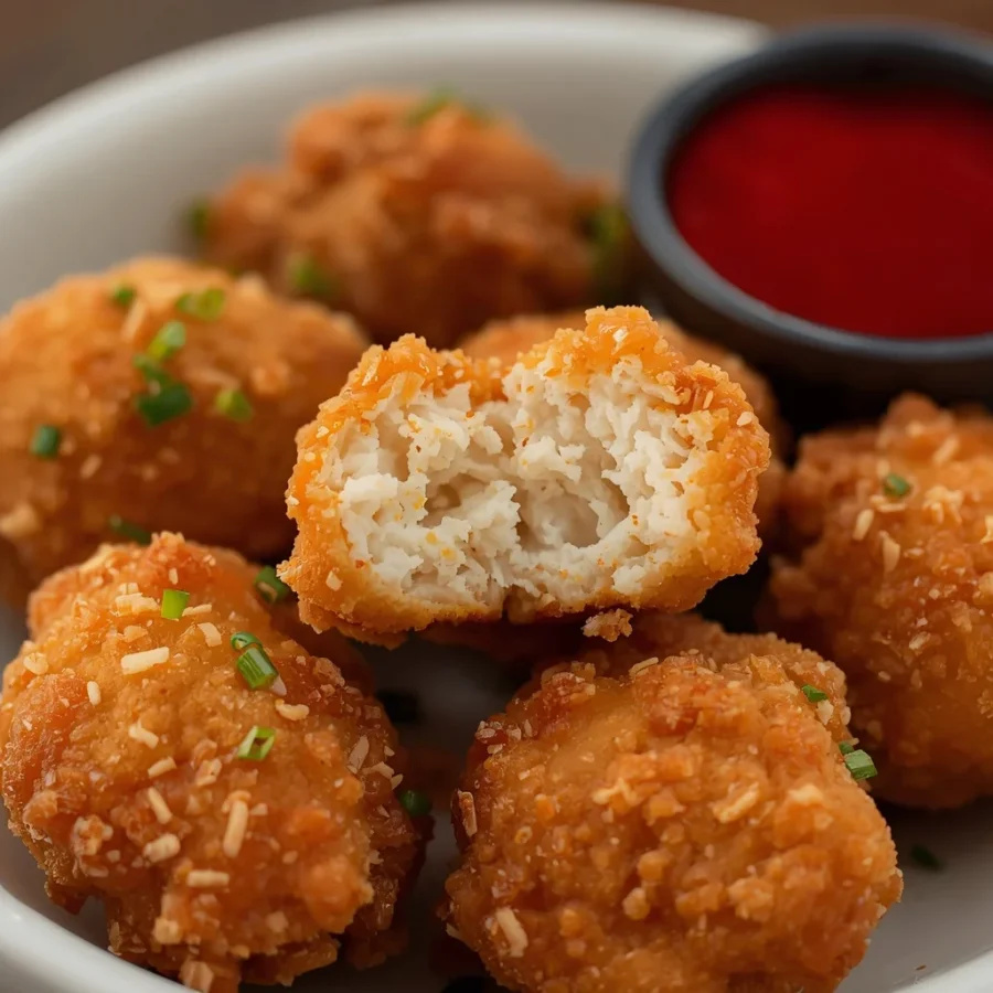 Air Fryer Chicken Katsu Bites