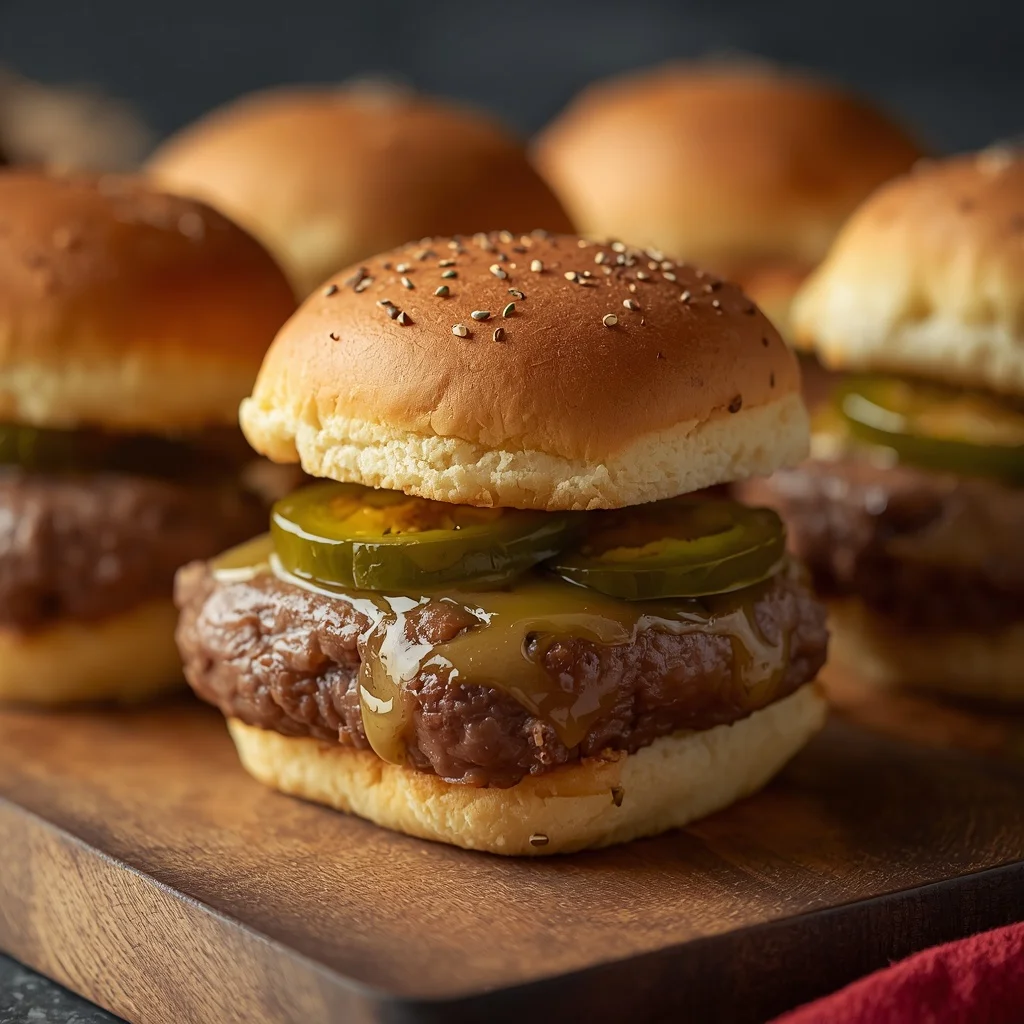 Air-Fryer Jalapeño Popper Beef Sliders
