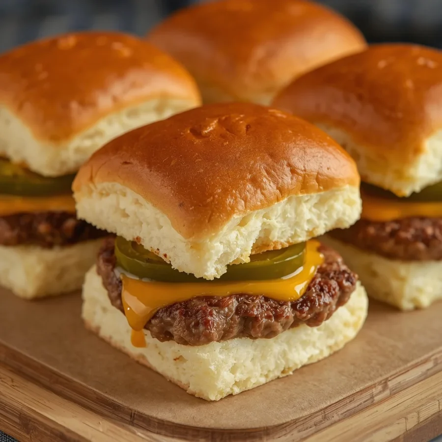 Air-Fryer Jalapeño Popper Beef Sliders