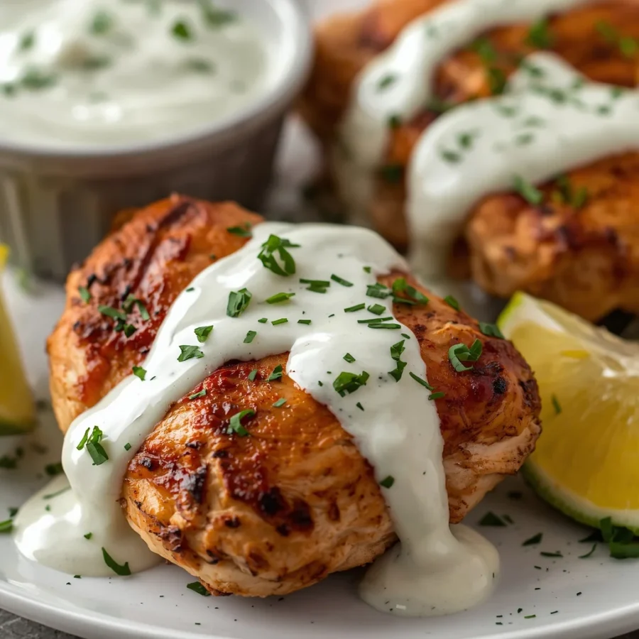 Alabama White Sauce Halal Grilled Chicken