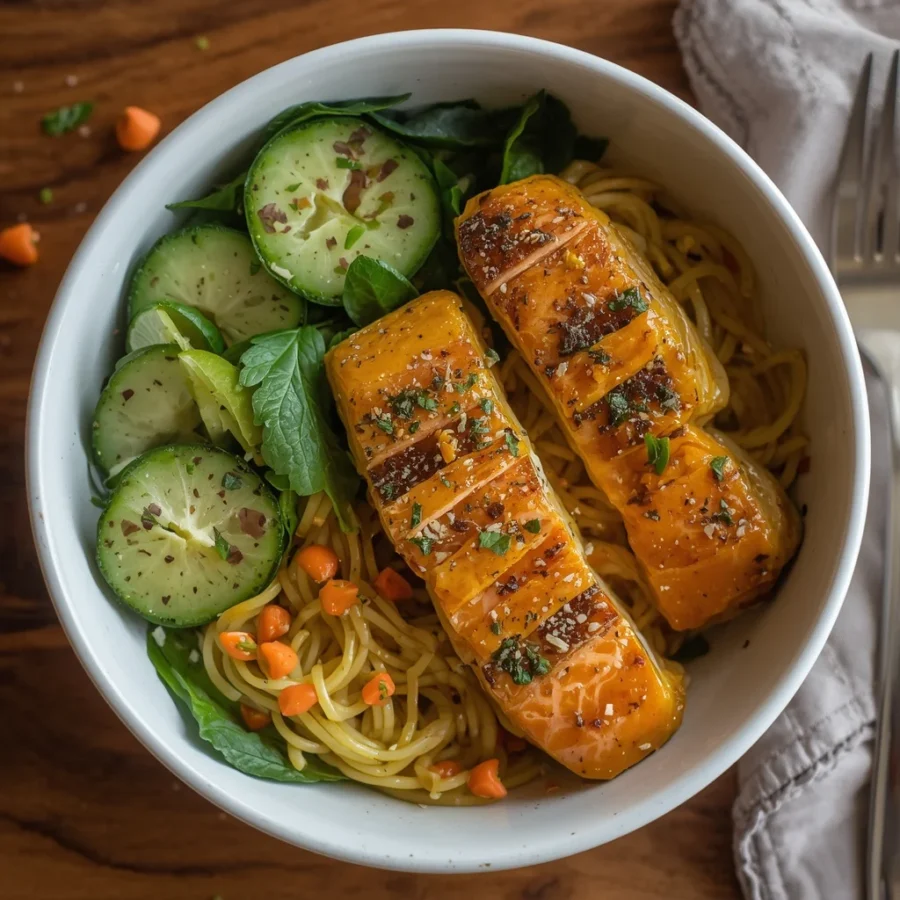 Anti-Inflammatory Turmeric Ginger Salmon Bowls
