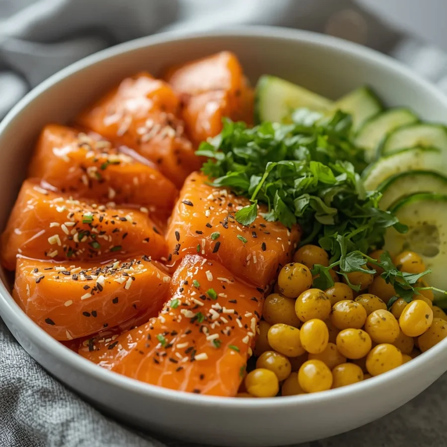 Anti-Inflammatory Turmeric Ginger Salmon Bowls