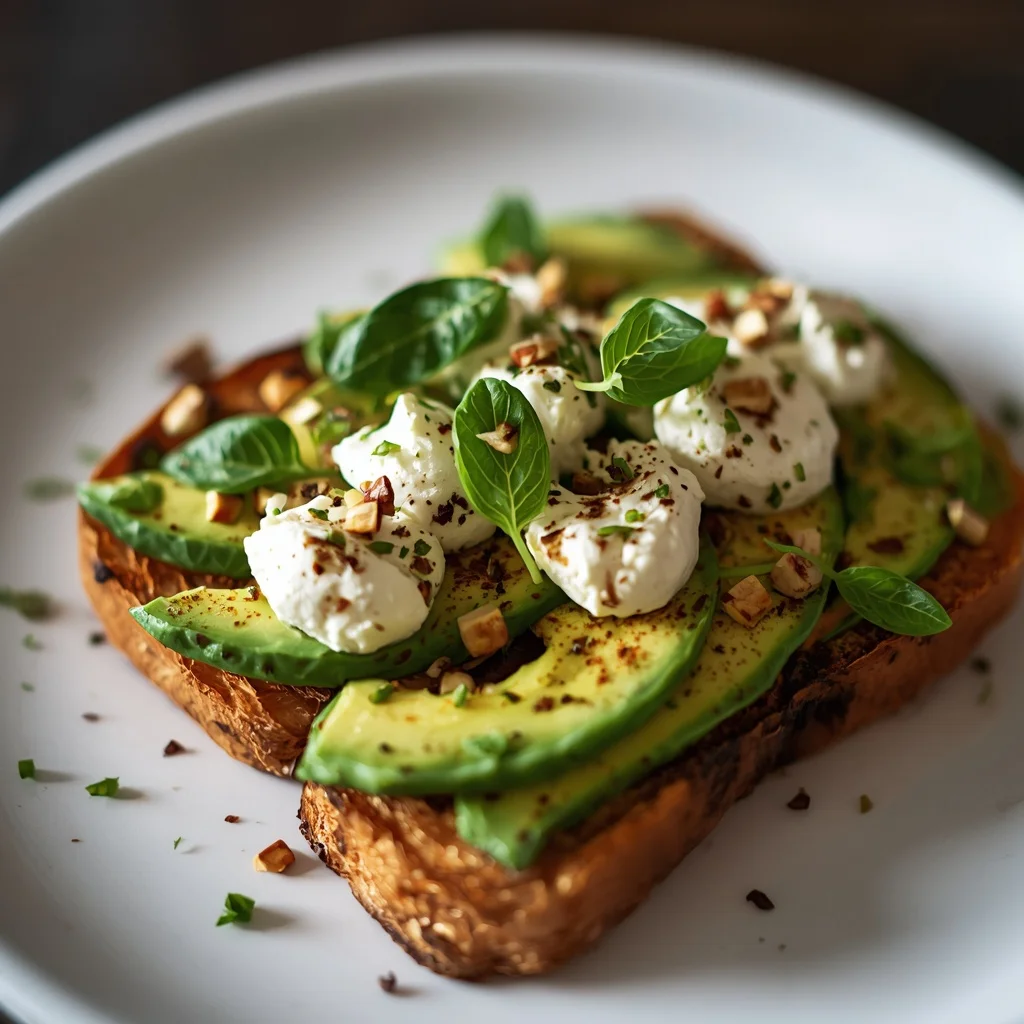 Avocado Labneh Toast