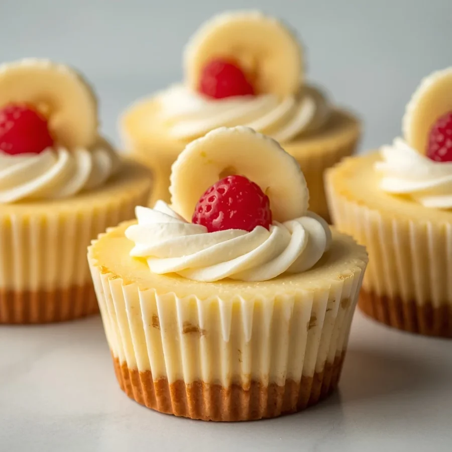 Banana Cream Pie Cheesecake Cups