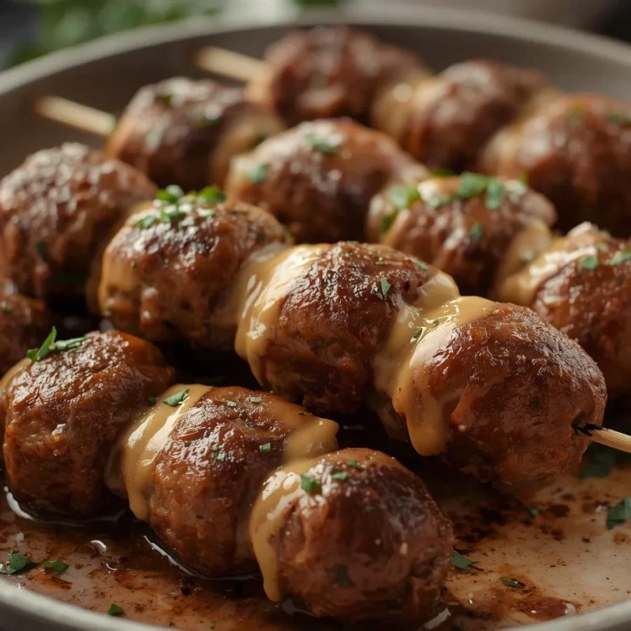 Beef Kofta Kebabs with Garlic Toum