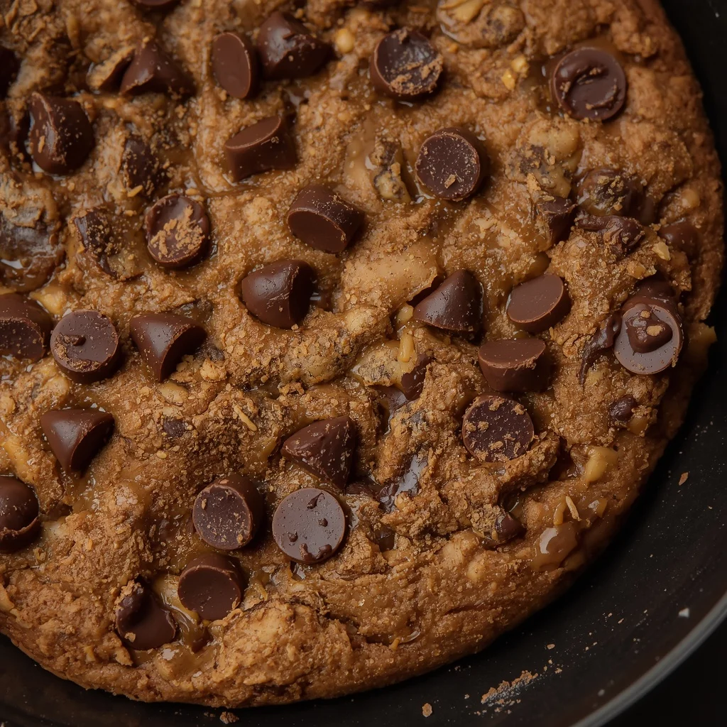Beef Tallow Skillet Chocolate Chip Cookie