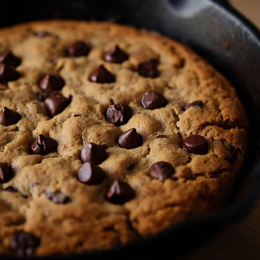 Beef Tallow Skillet Chocolate Chip Cookie