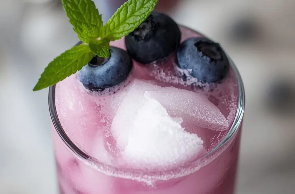 Blueberry Coconut Cloud Mocktail