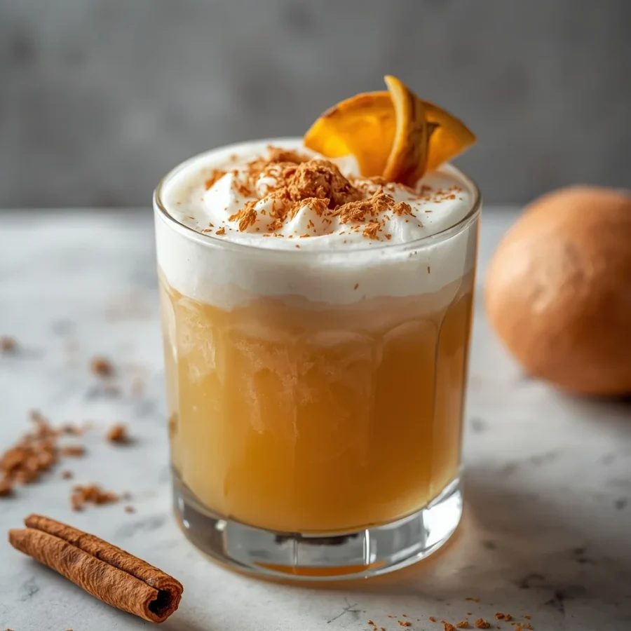 Butterbeer-Inspired Halal Mocktail