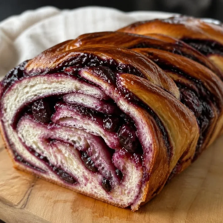 Cardamom Black Currant Babka