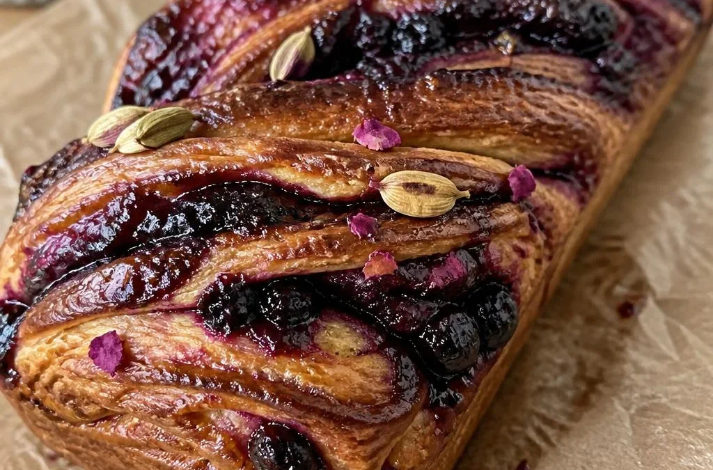 Cardamom Black Currant Babka