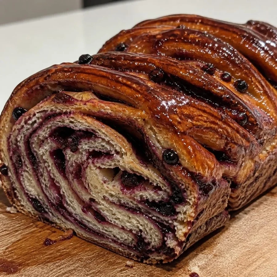 Cardamom Black Currant Babka