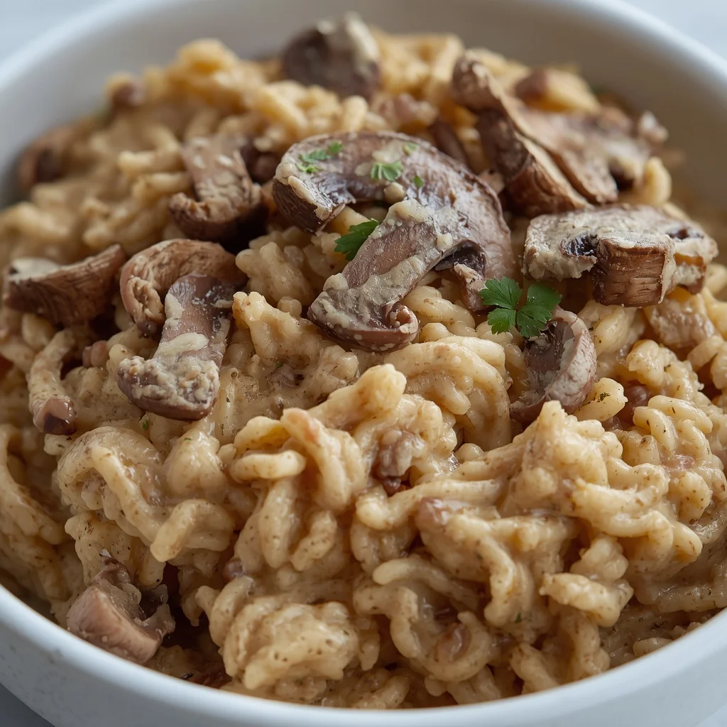 Creamy Wild Mushroom & Truffle Risotto