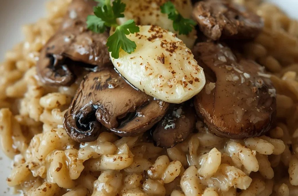 Creamy Wild Mushroom & Truffle Risotto