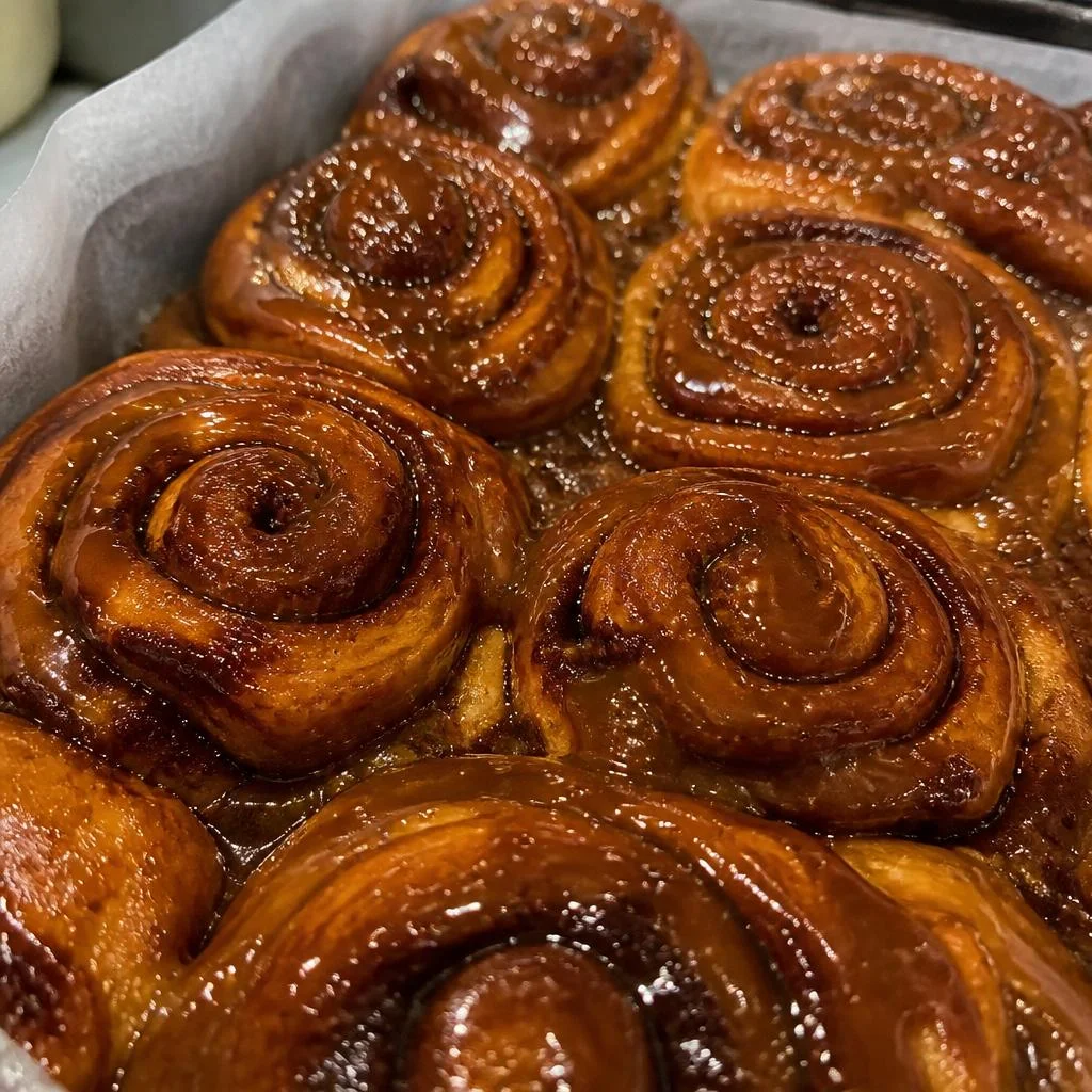 Date Molasses Halal Sticky Toffee Babka Buns