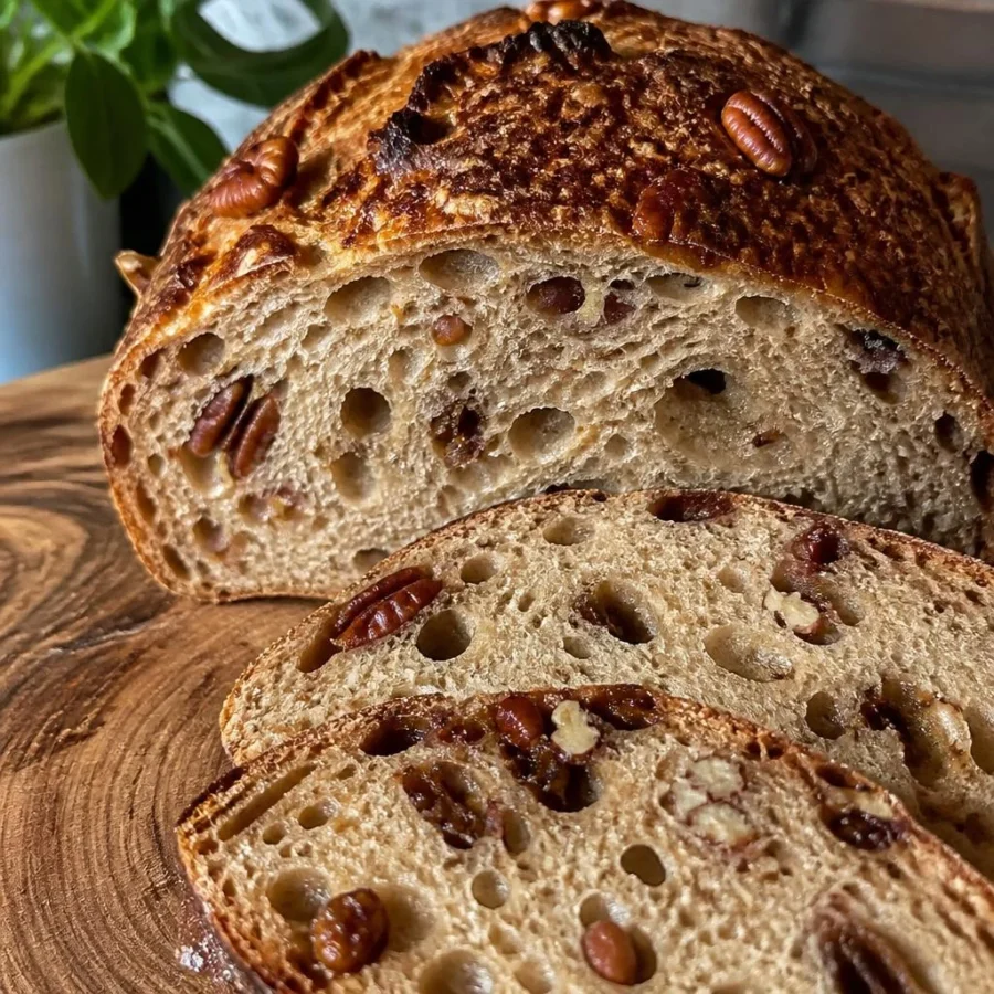 Date & Roasted Pecan Spelt Sourdough Loaf