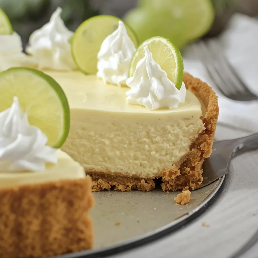 Deep-Dish Key Lime Pie with Graham Cracker Crust
