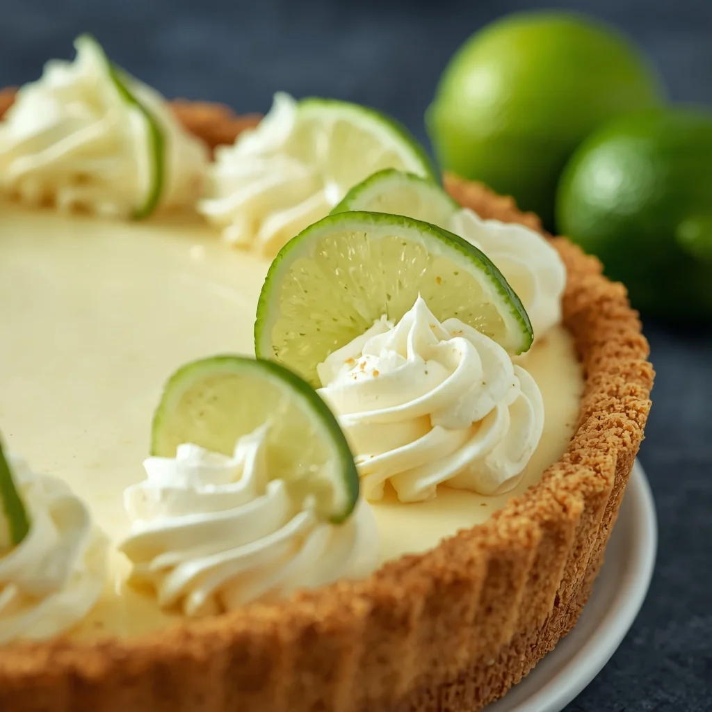 Deep-Dish Key Lime Pie with Graham Cracker Crust