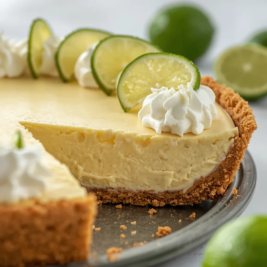 Deep-Dish Key Lime Pie with Graham Cracker Crust