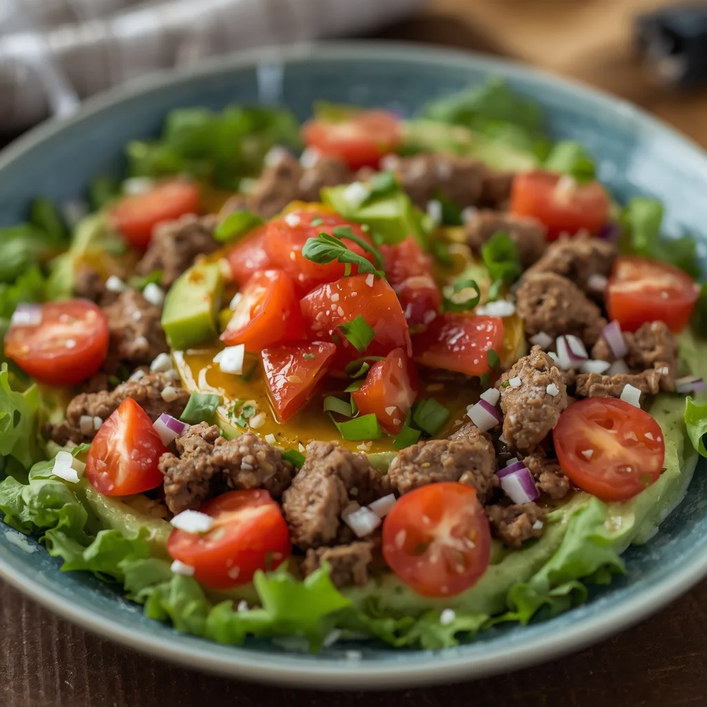 Fattet Hummus Beef Salad