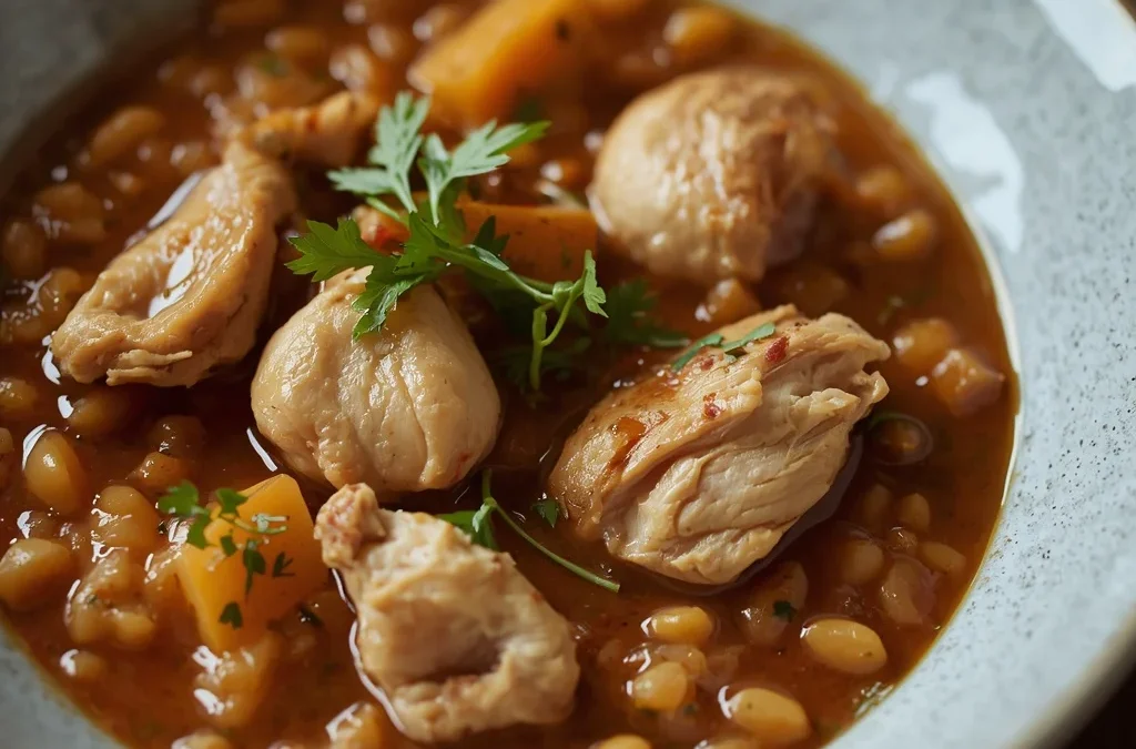 Fibermaxxing Chicken & Lentil Stew