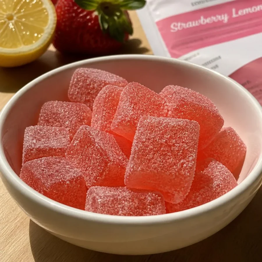 Gimme-Gummy Strawberry Lemonade Gummies