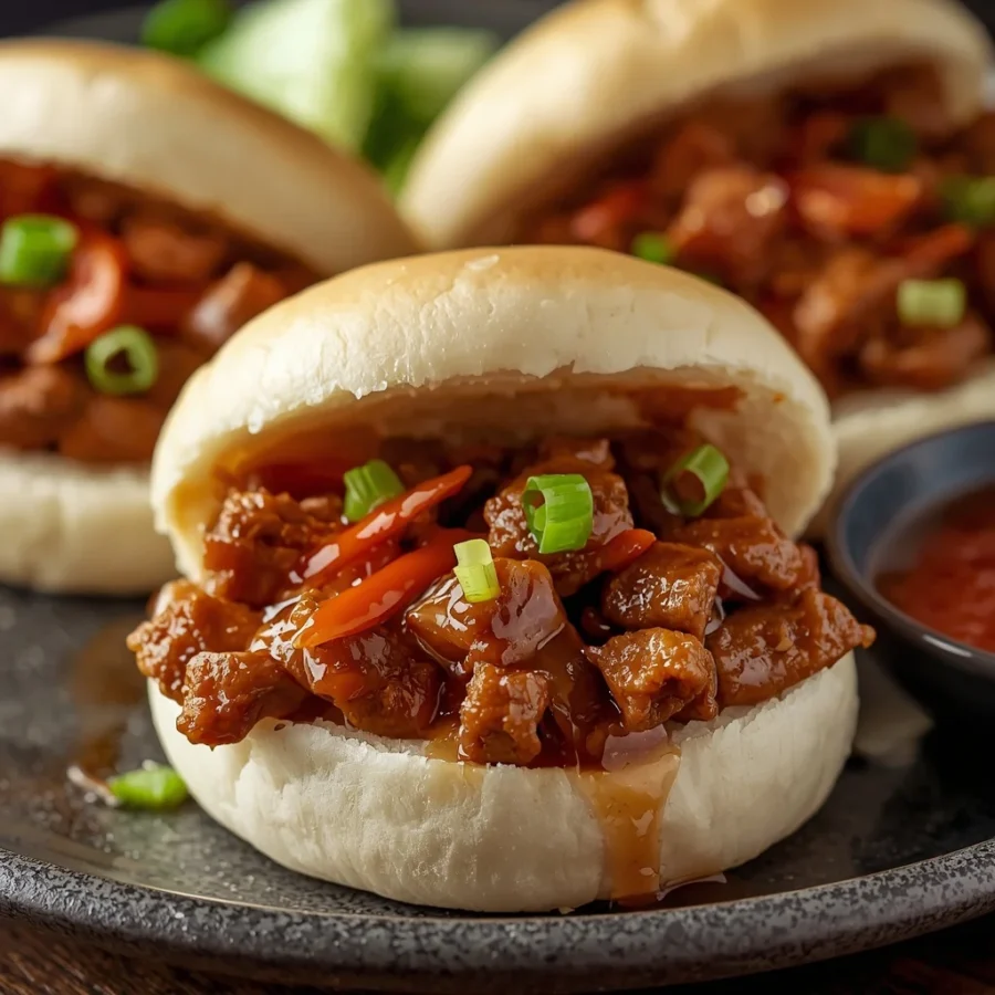Halal Beef Bulgogi Stuffed Bao Buns