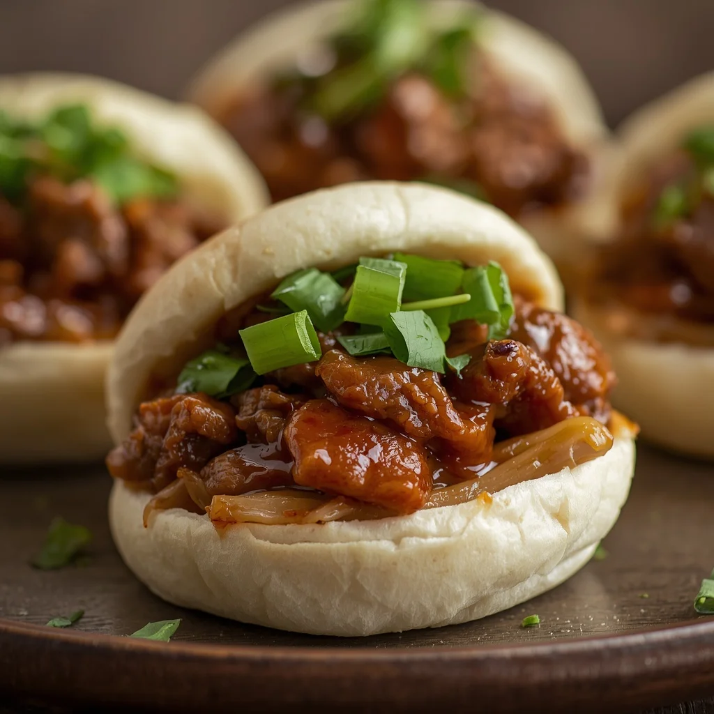 Halal Beef Bulgogi Stuffed Bao Buns