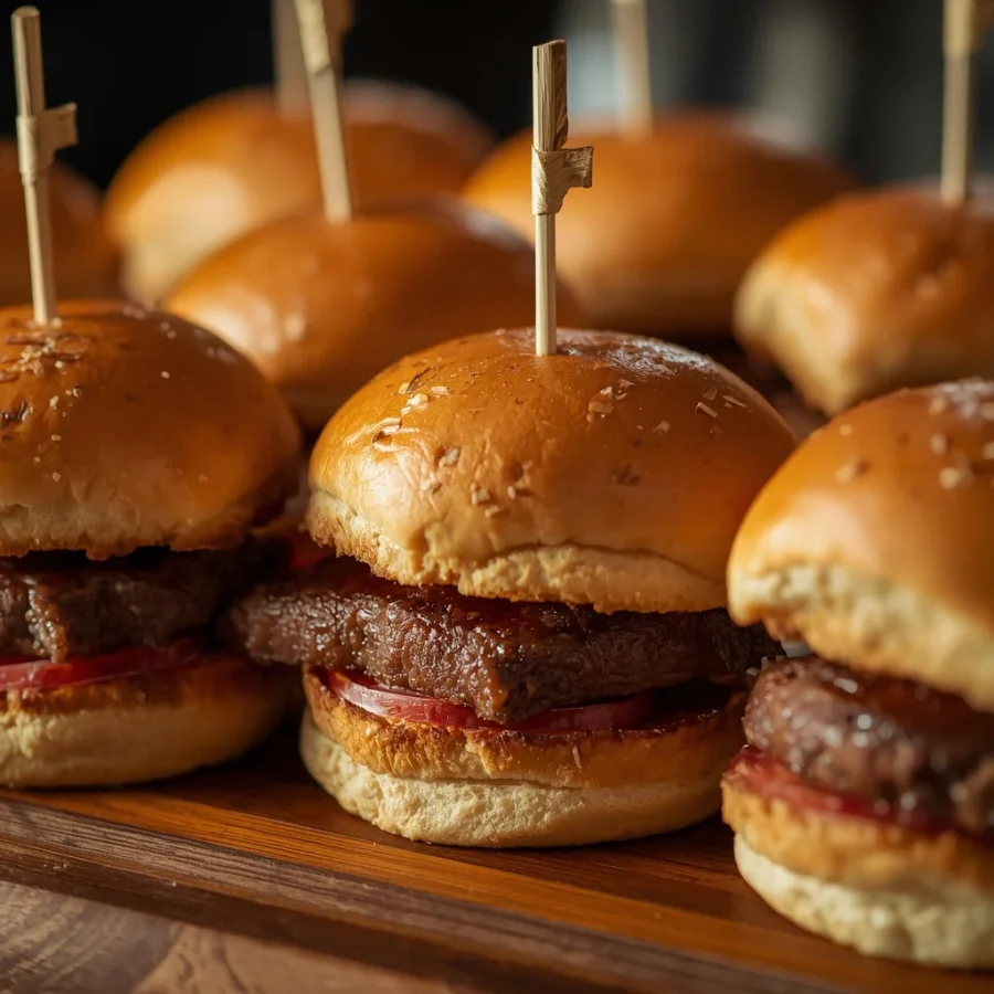 Halal Beef Slider Party Platter