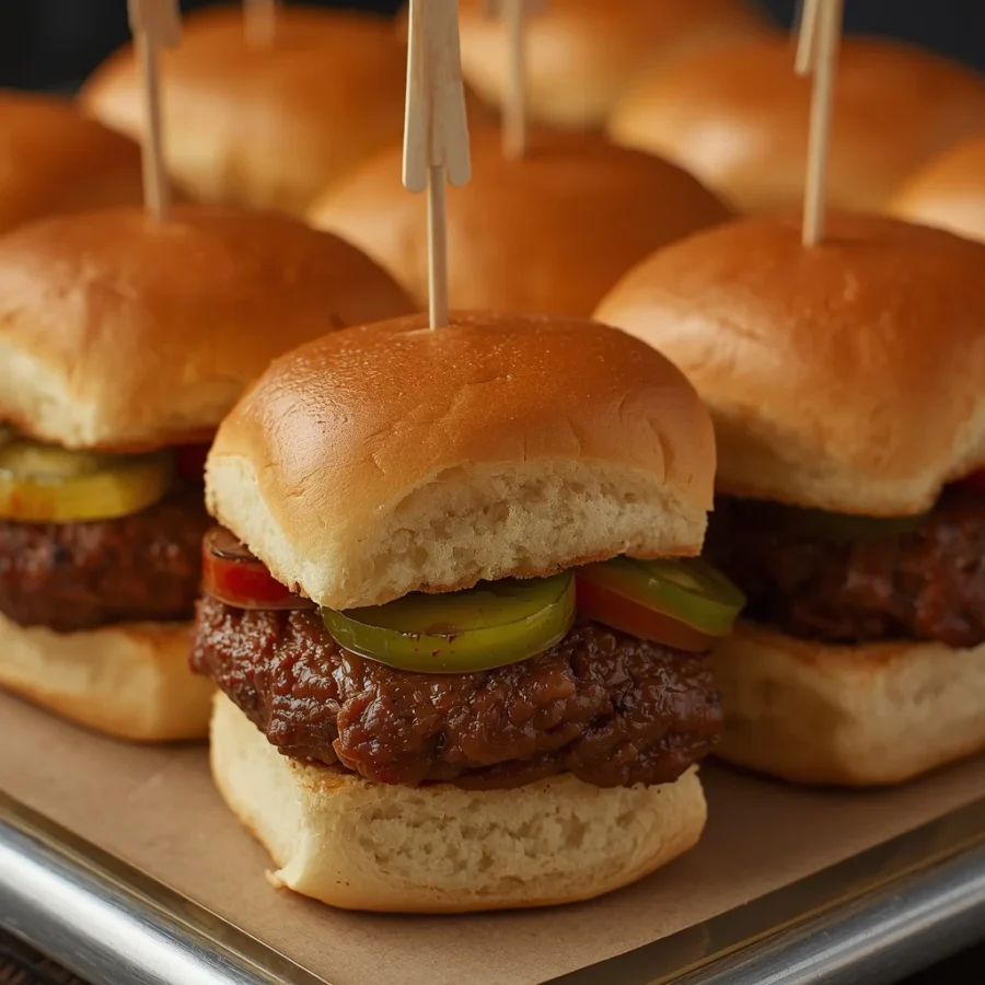 Halal Beef Slider Party Platter