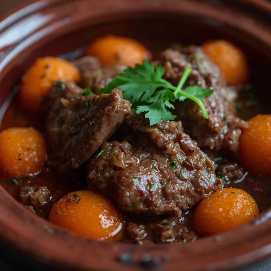 Halal Lamb Tagine with Apricots
