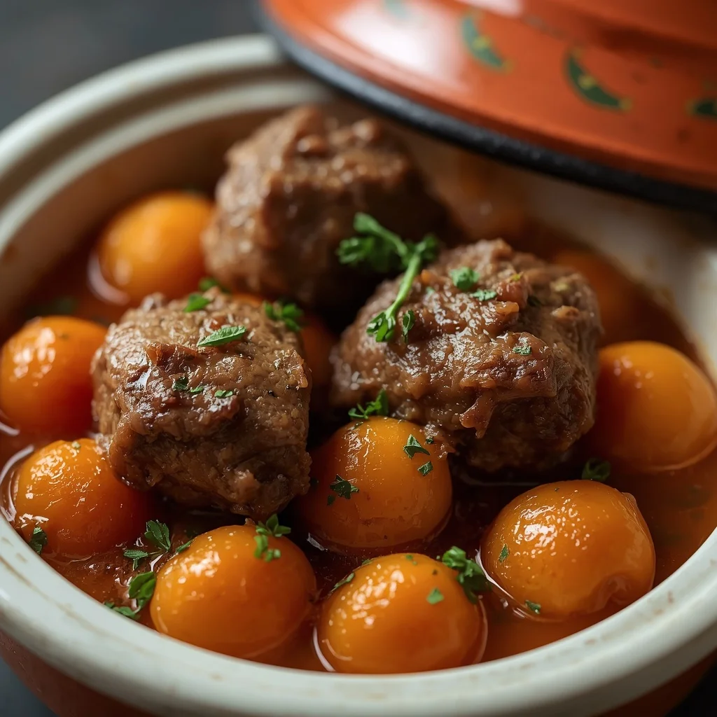 Halal Lamb Tagine with Apricots
