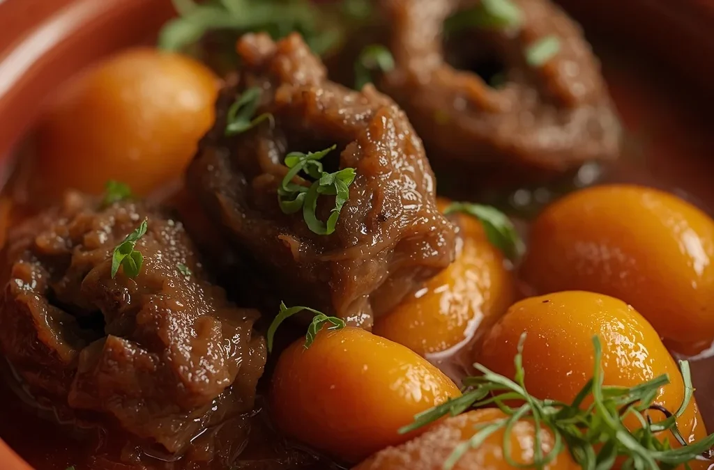 Halal Lamb Tagine with Apricots
